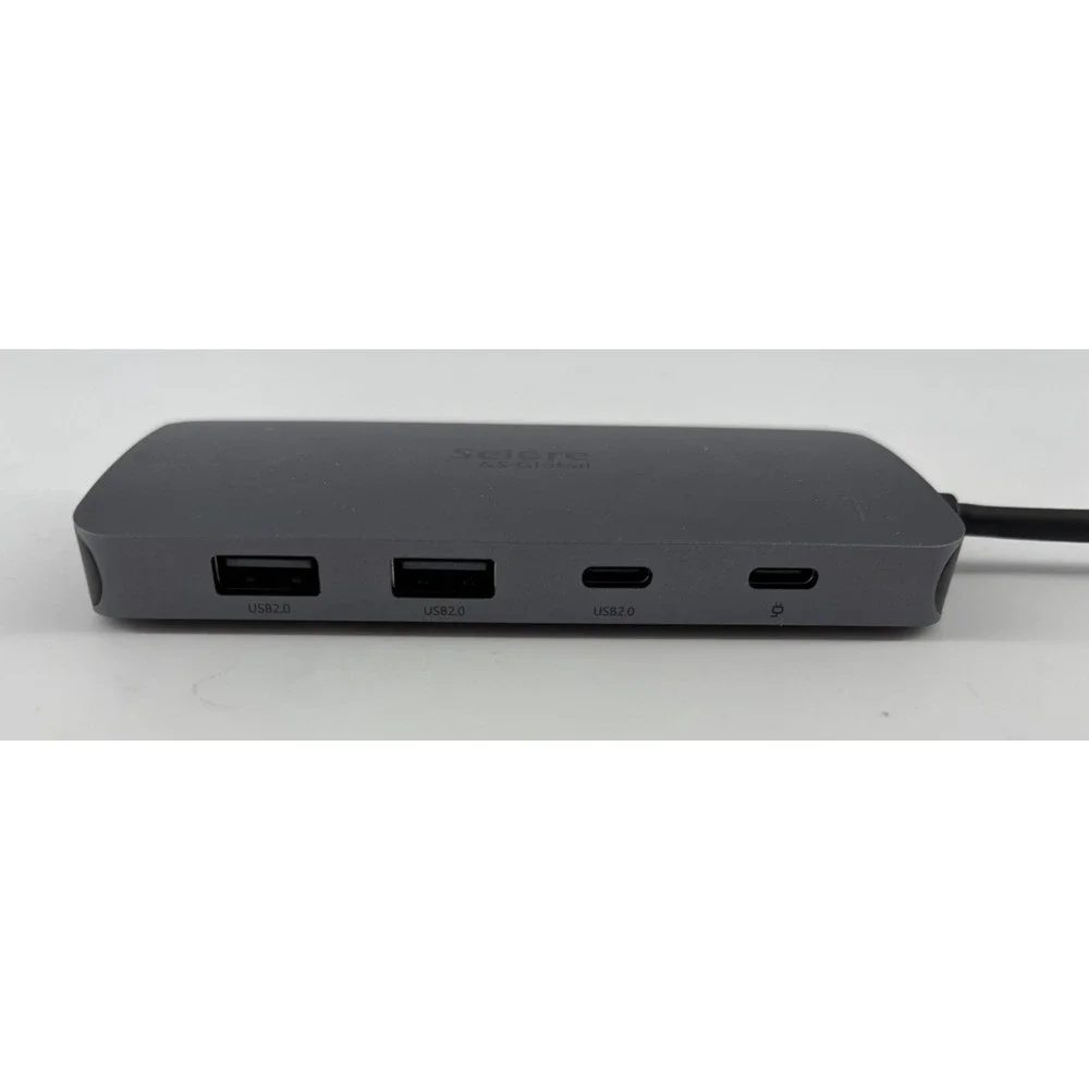 Selore USB C Docking Station VGA HDMI and DP Monitor Adapter USB C Hub